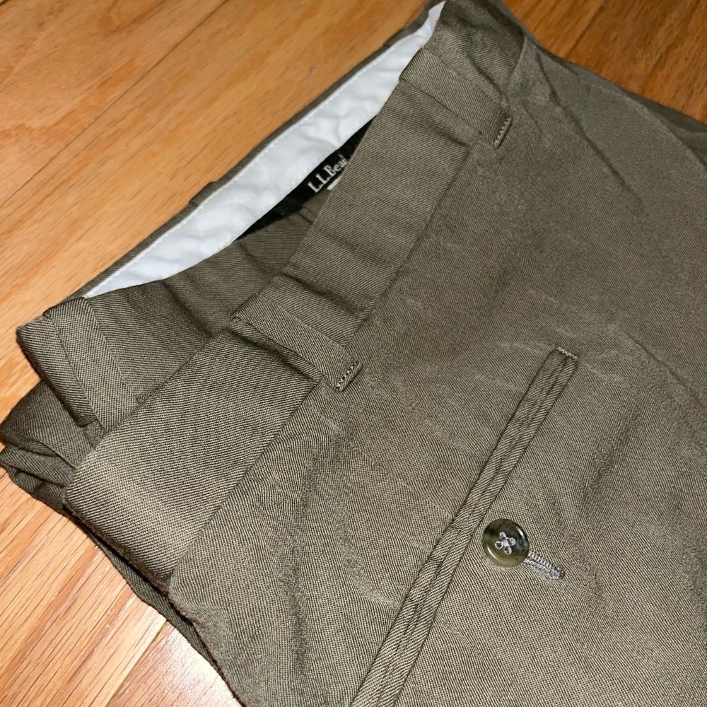 L.L. Bean Dark Khaki Trousers